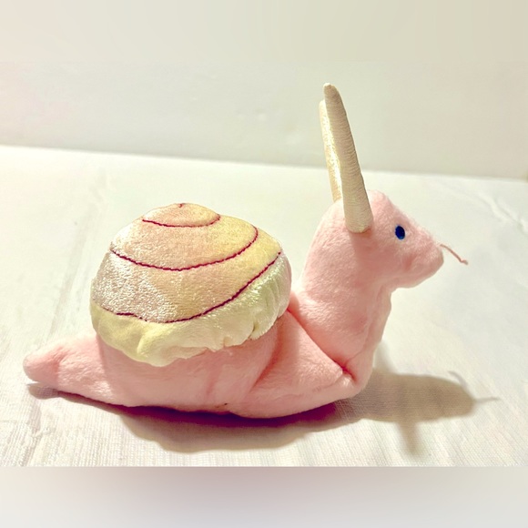 Snail Retired 1999 Ty “Swirly” Beanie Baby Plush Stuffed Animal Collectable Rare - Picture 5 of 14